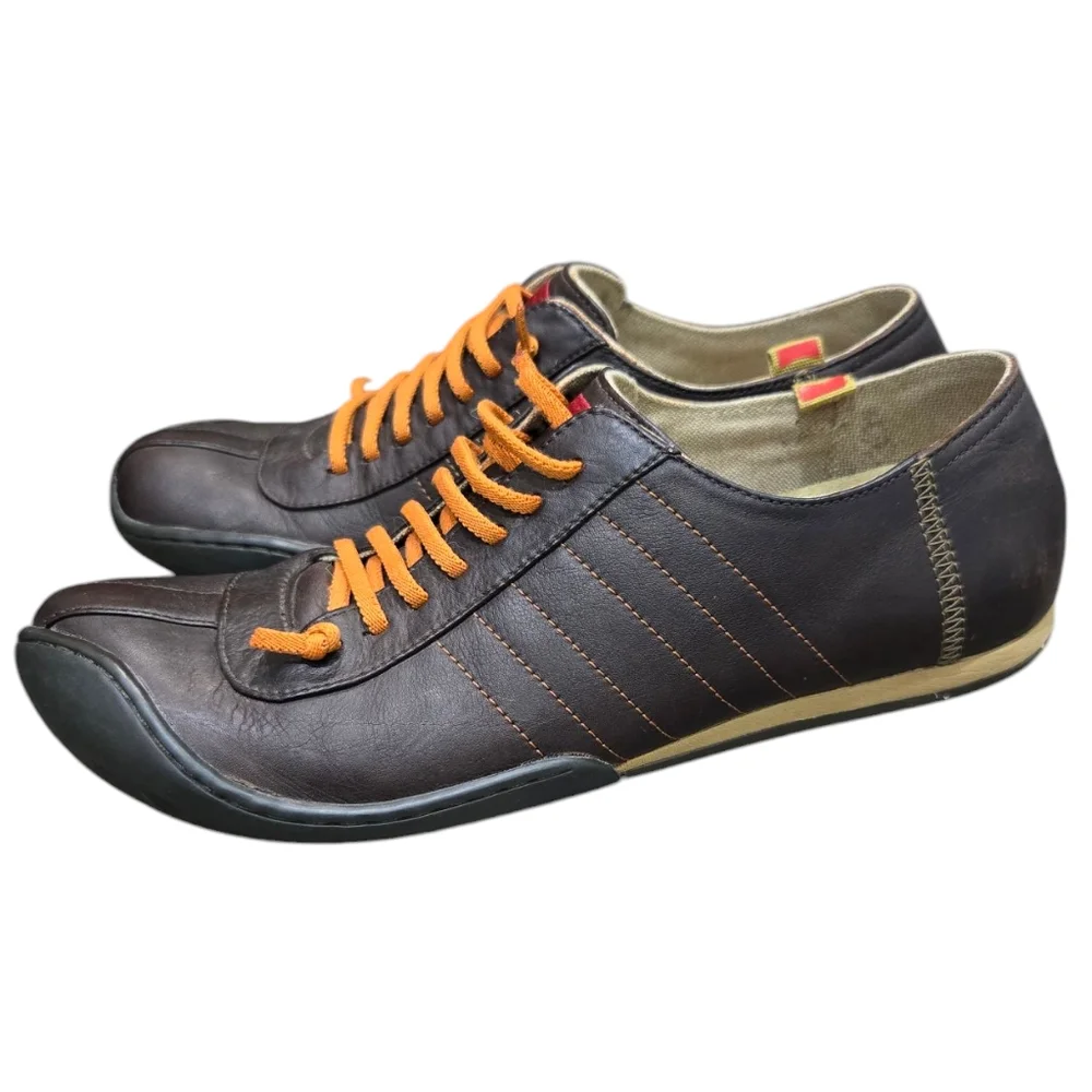 Camper Peu Casual Leather Lace Up Shoe Size 42